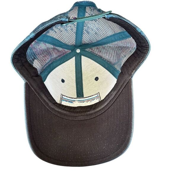Patagonia Unisex Trucker Hat‎ Blue Adjustable Breathable Mesh Cap - Picture 5 of 6